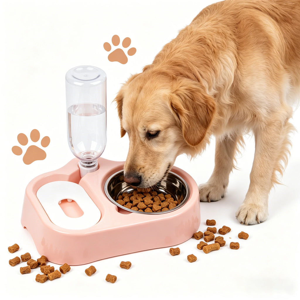 Spill-Proof Gravity Pet Bowl for Cats & Dogs | NIFTY