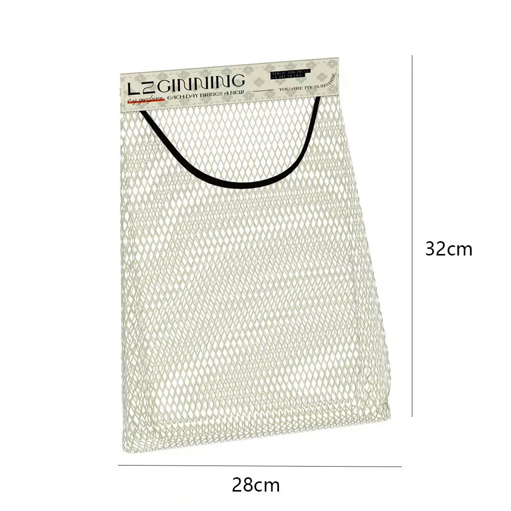 Wall-Mounted Hanging Mesh Bag for Fruit & Vegetable Storage