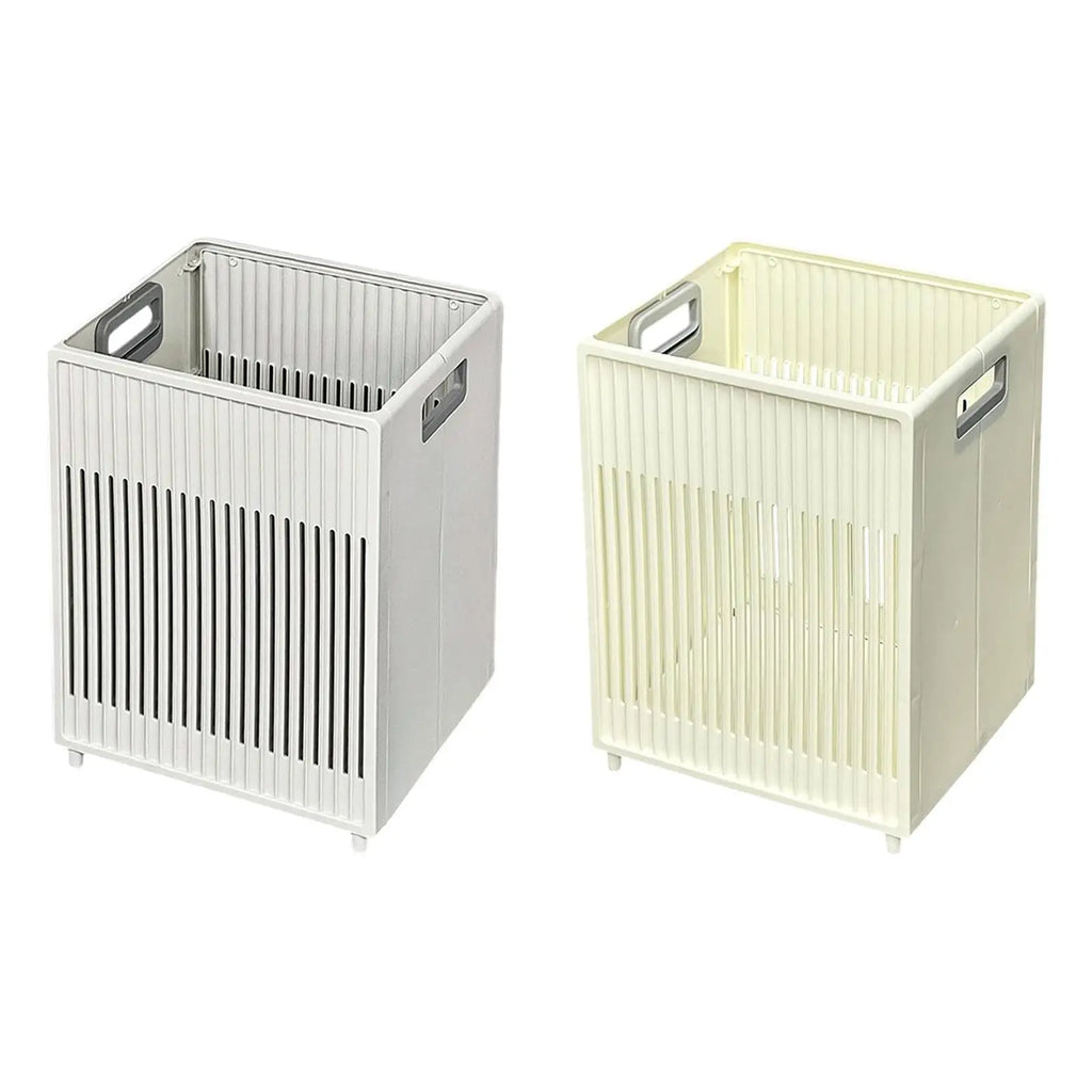 Foldable Laundry Basket with Handles – PP Storage Hamper