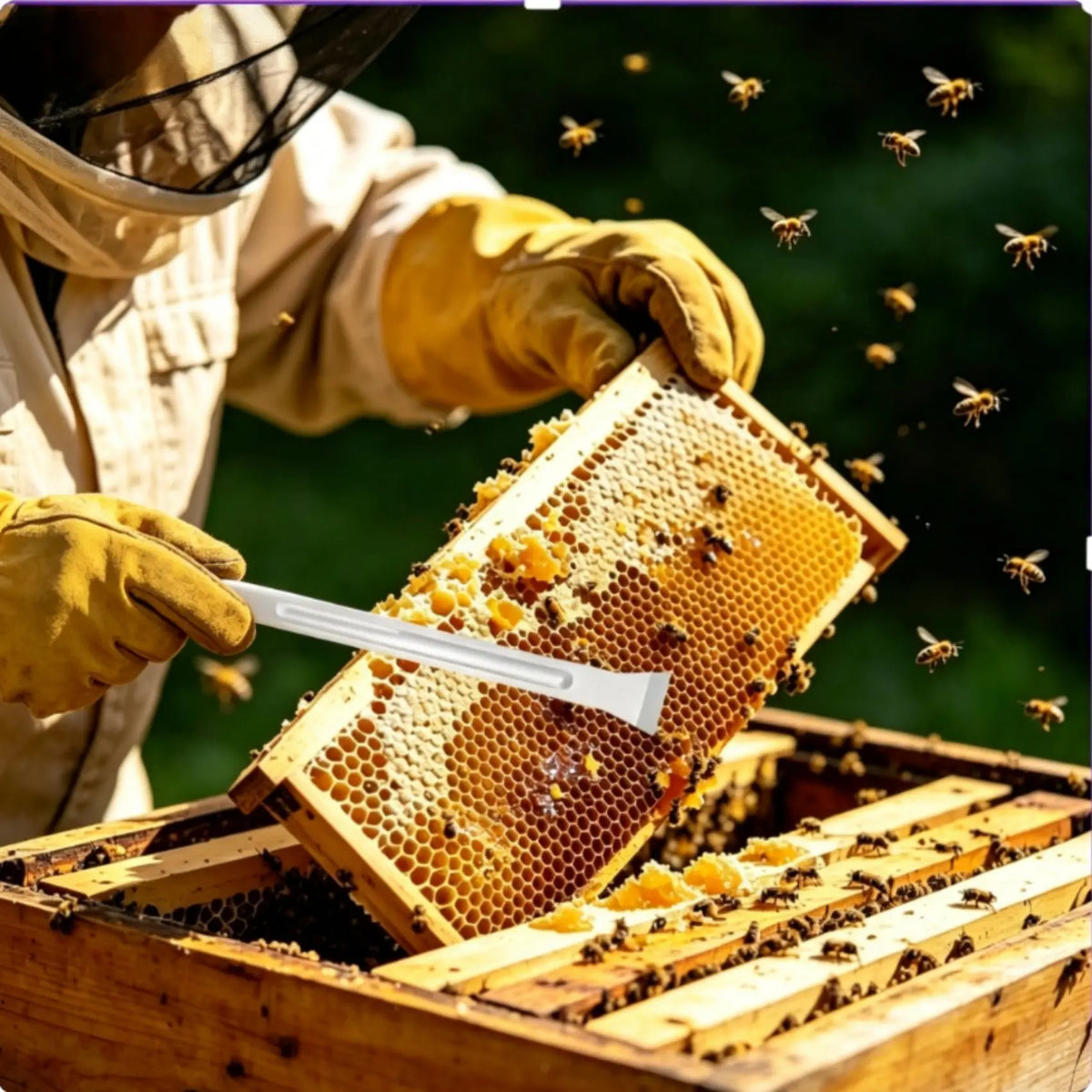 Stainless Steel Beehive Tool – Frame Lifter & Scraper