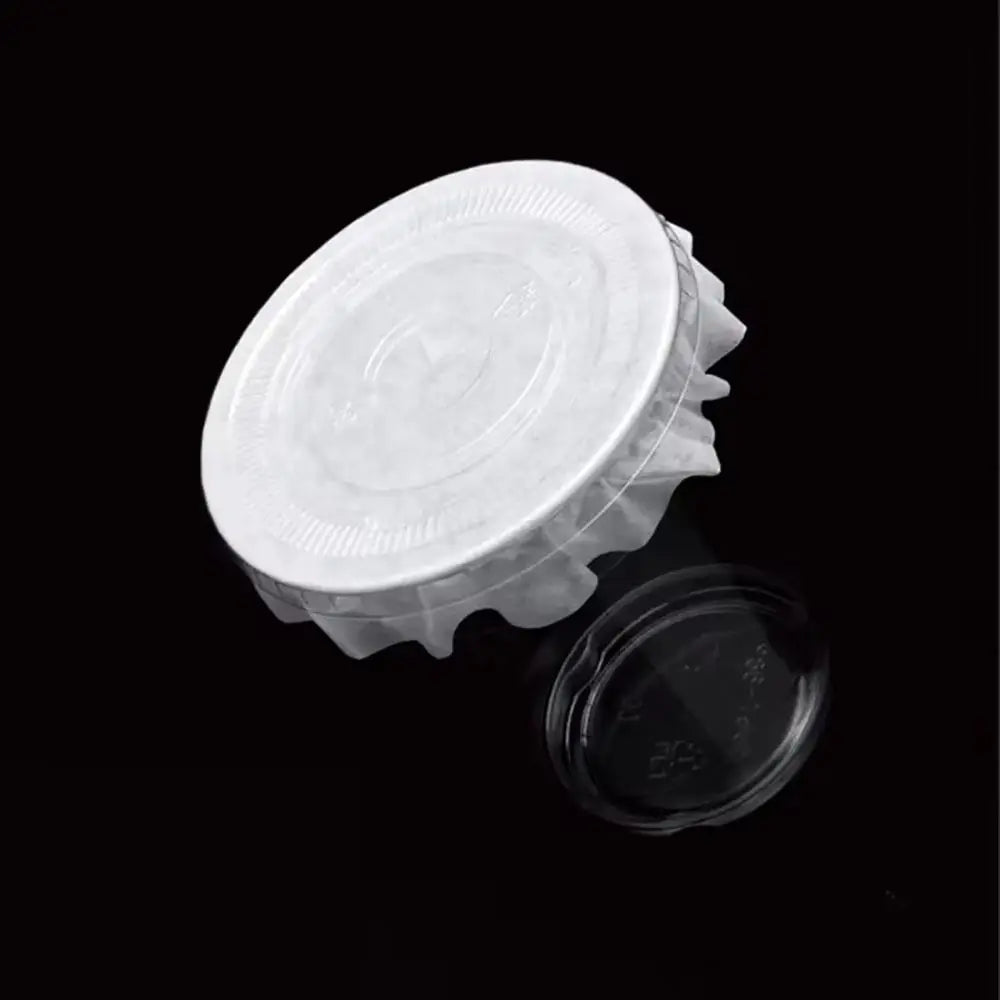 500-Pack Disposable Leakproof Round Paper Discs for Milk Tea Cups