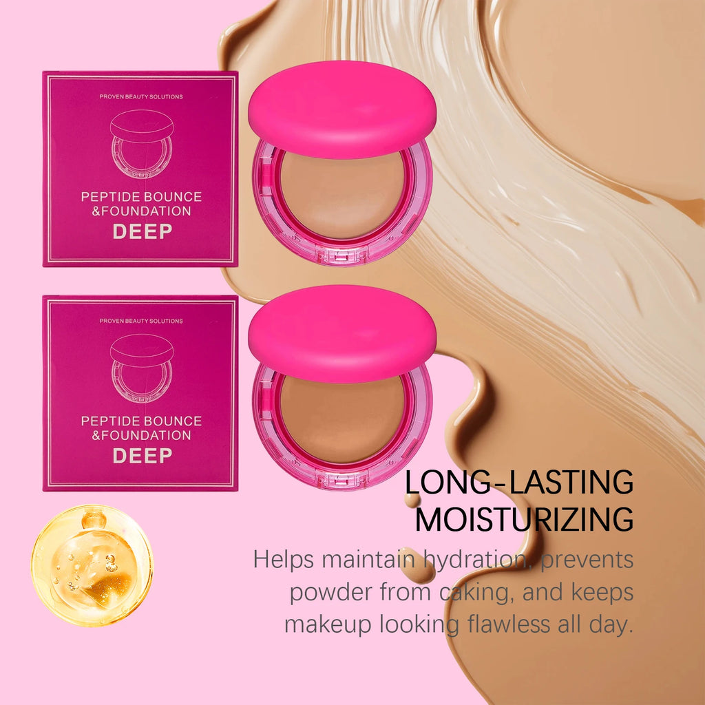 Peptide Foundation Cream – Full Coverage, Hydrating & Oil-Control