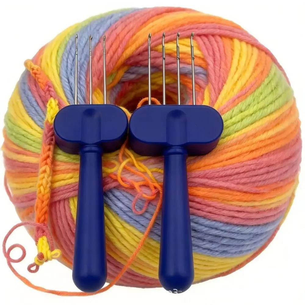 Latch Hook Yarn Crochet Tool – Portable Plastic Braiding Hook