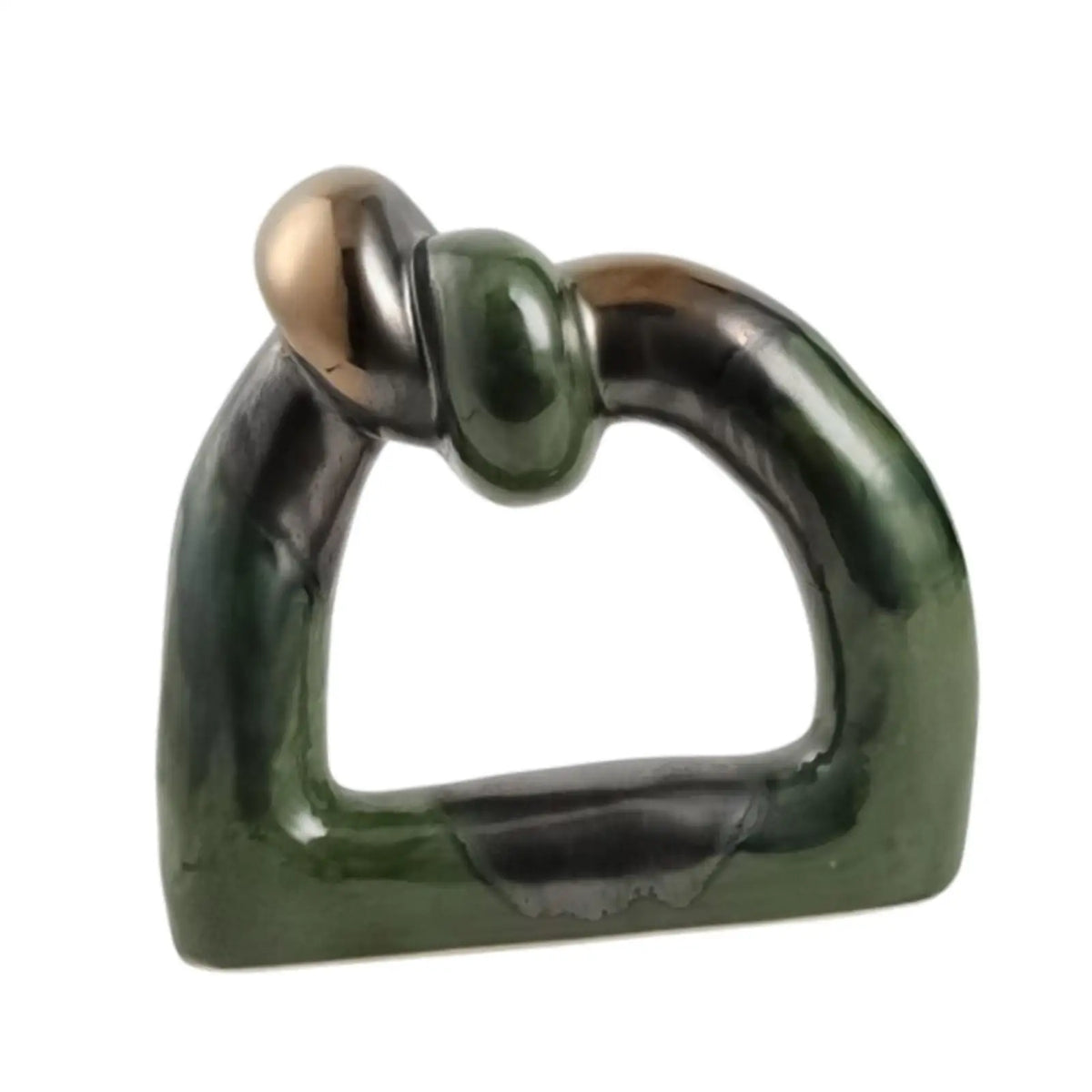 Ceramic Knot Abstract Sculpture | Modern Tabletop Décor Statue