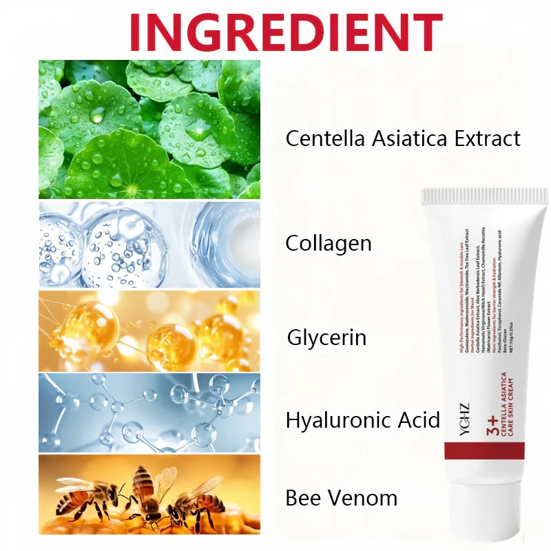 Centella Asiatica Face Cream – Hyaluronic Acid & Niacinamide