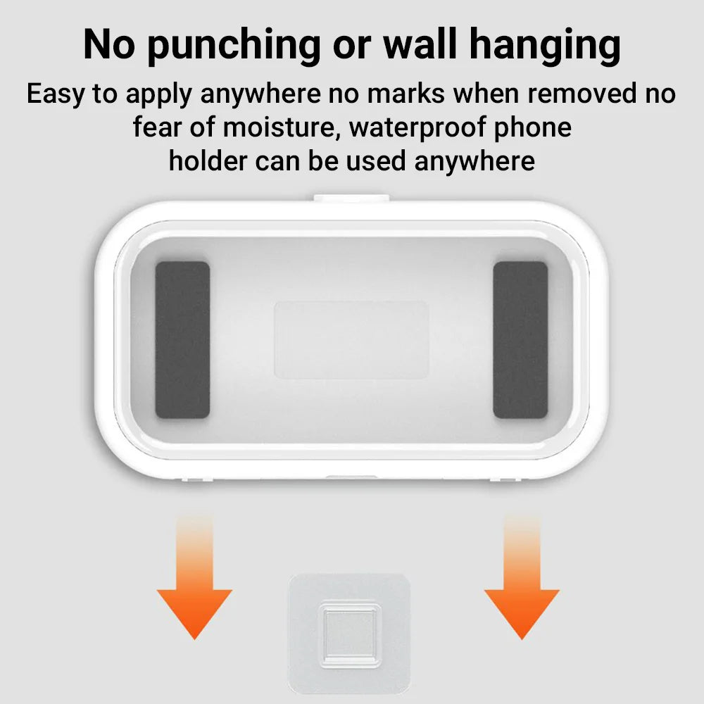 Waterproof Shower Phone Holder | Anti-Fog HD 360° Rotate