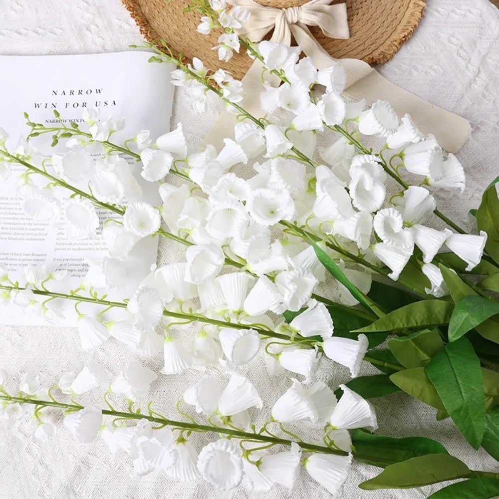 Long Stem Artificial Lily of the Valley Silk Flower Branches