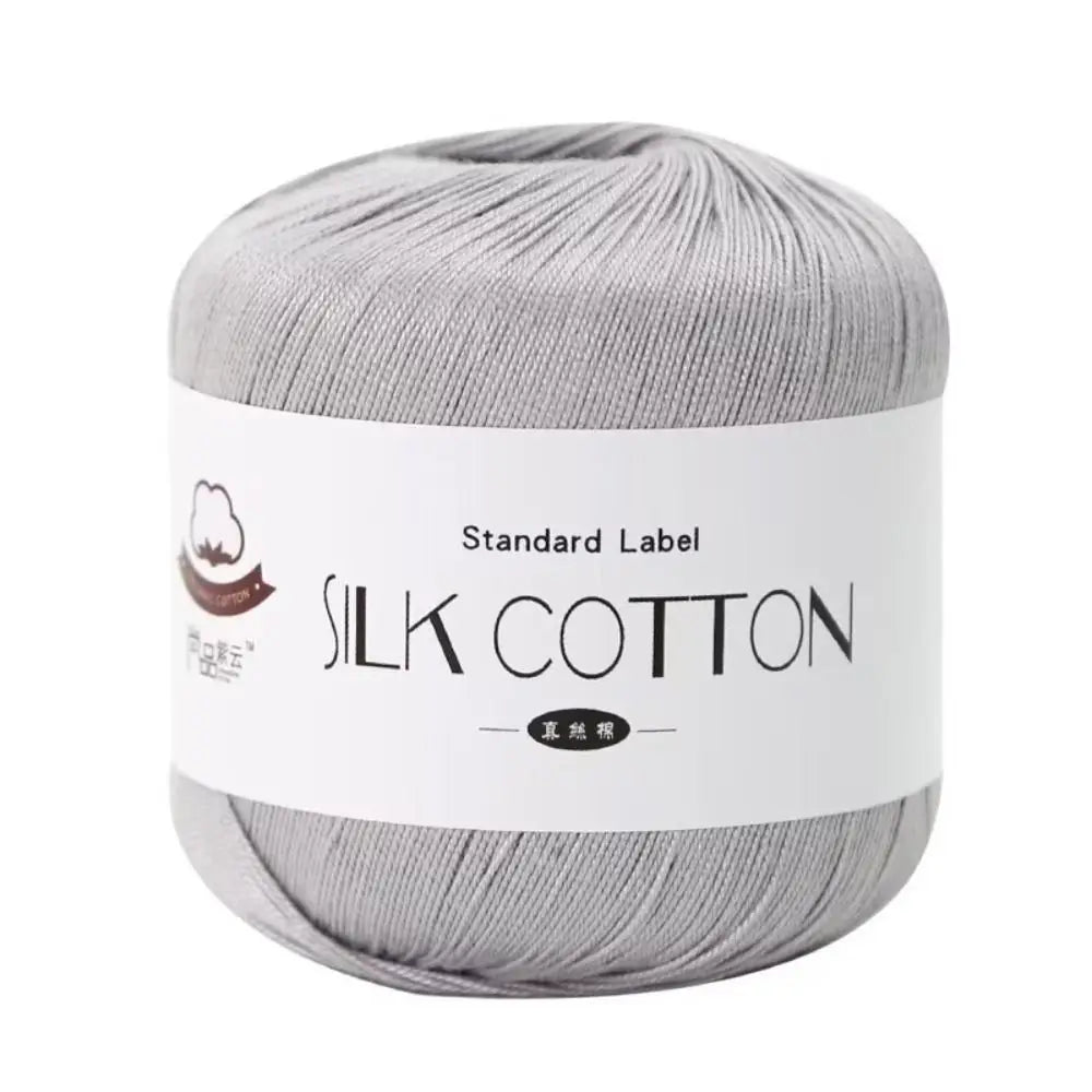 Milk Silk Cotton Soft Crochet Knitting Yarn – 50g Skein