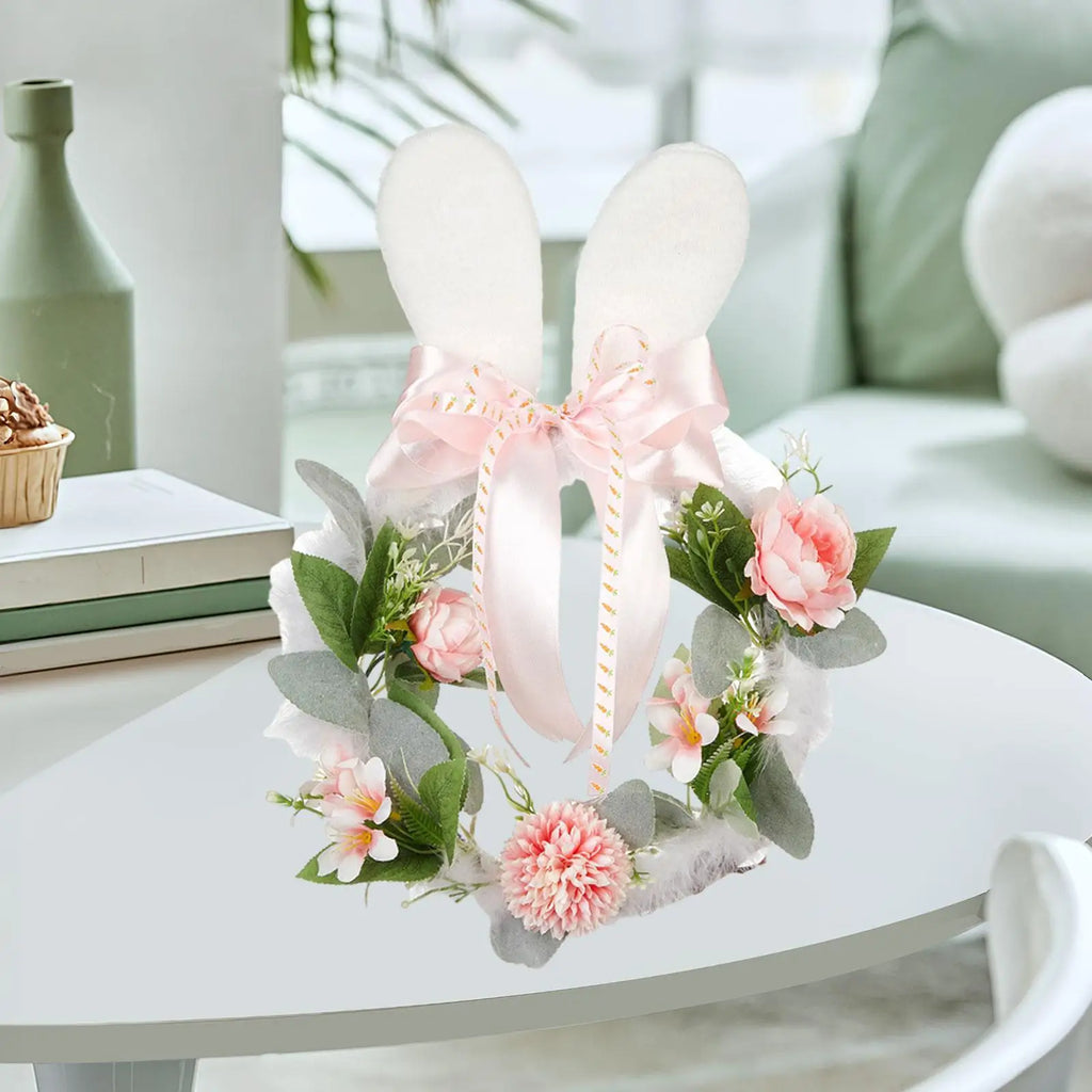 Easter Floral Wreath – Spring Artificial Flower Door Decor