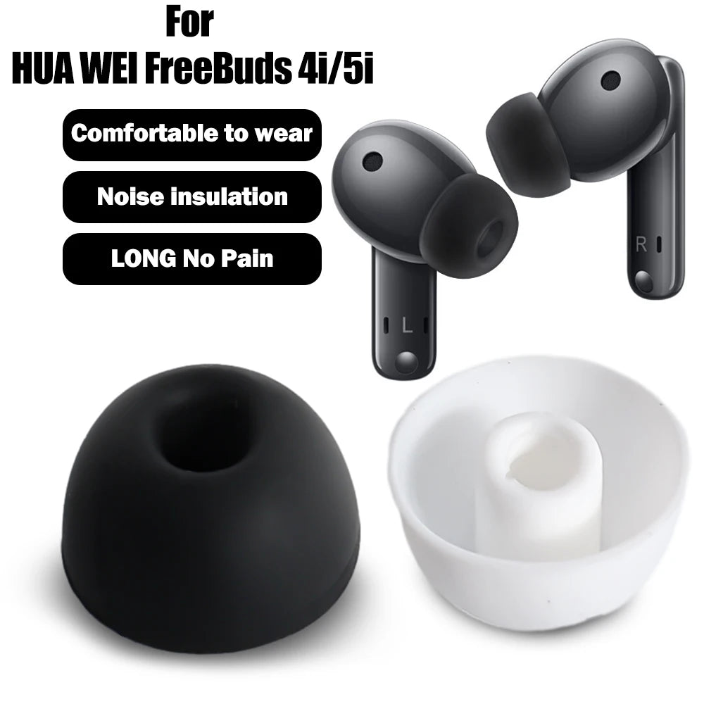 Silicone Ear Tips for Huawei FreeBuds 4i & 5i | 3 Sizes