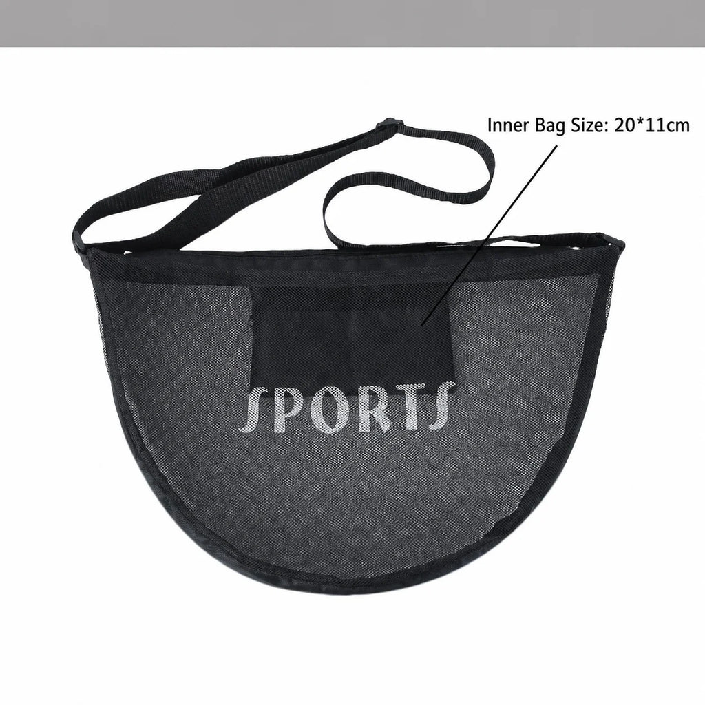Large Mesh Sports Ball Bag – 25L Lightweight Shoulder Bag