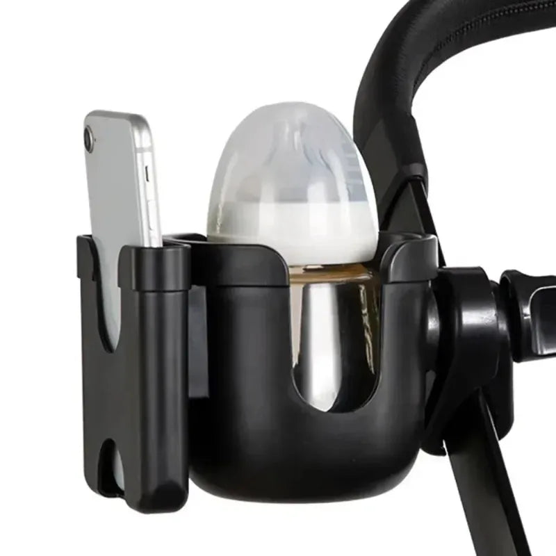 Universal Non-Slip Stroller Clip Organizer – Cup, Bottle & Phone
