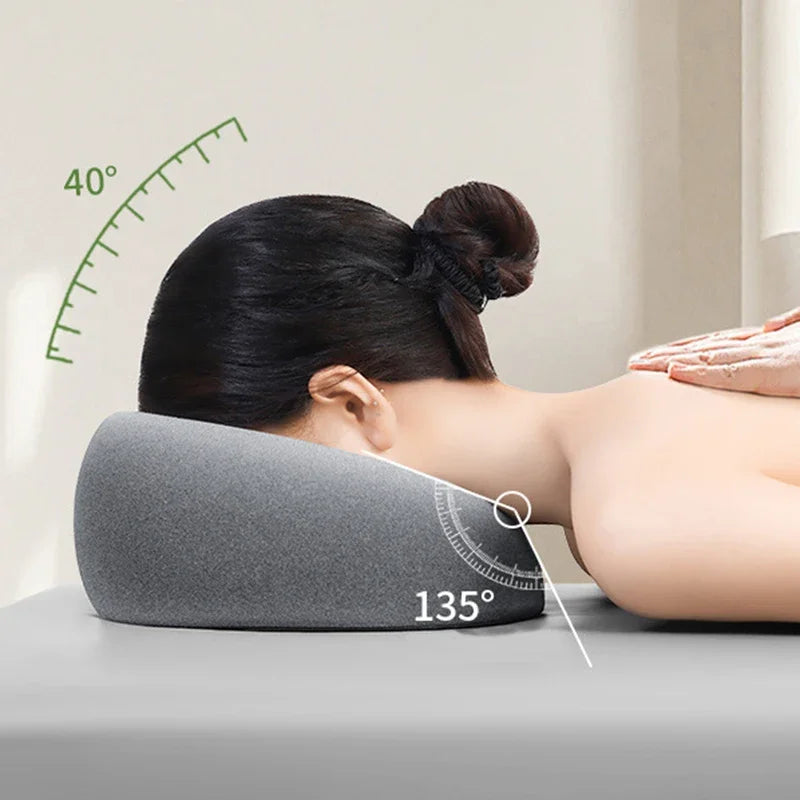Memory Foam Face Down Prone Pillow | Home & Salon Headrest