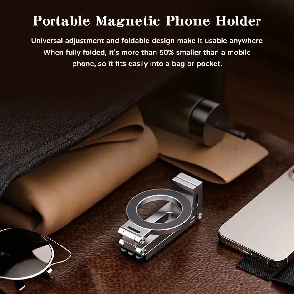 360° Magnetic Foldable Mini Tripod Stand for MagSafe Phones
