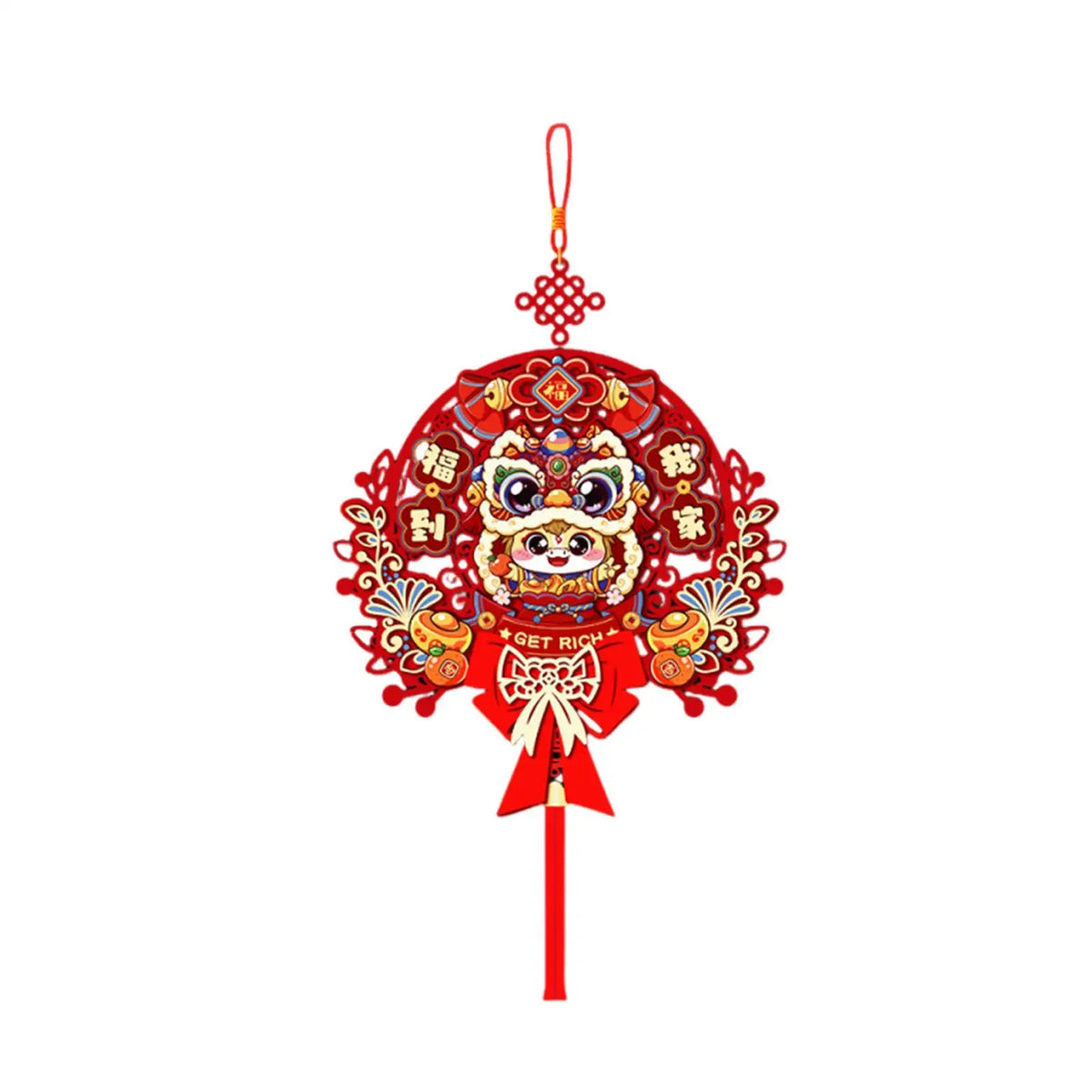 Zodiac Lunar New Year Hanging Ornament | Tassel Door Décor