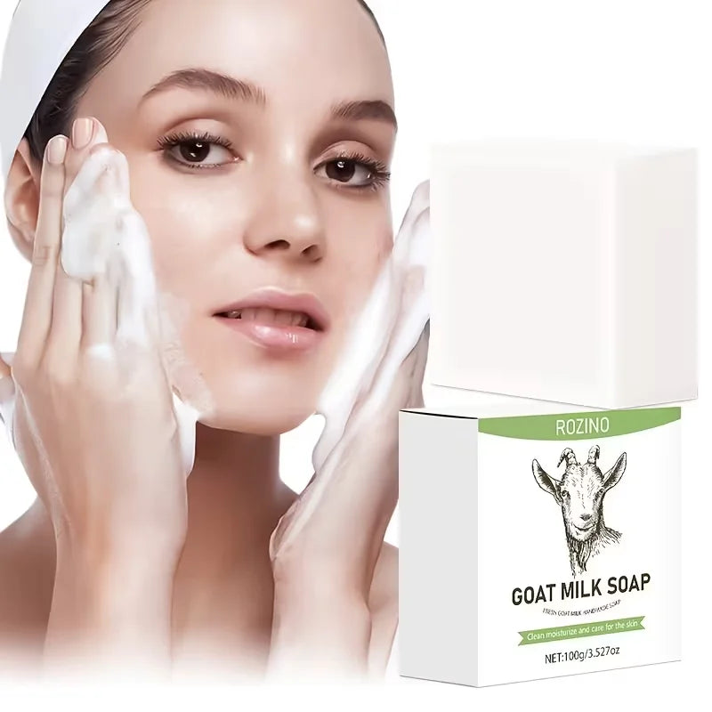 ROZINO Goat Milk Soap 100g – Cleansing Bar for Face & Body
