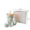 3D Bear Silicone Mold – Candle, Soap & Resin DIY Craft