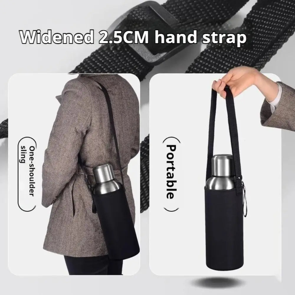 Neoprene Water Bottle Sleeve Bag with Adjustable Strap