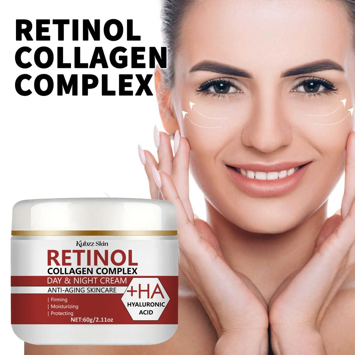 Retinol Collagen Day & Night Cream 60g – Firming Moisturizer