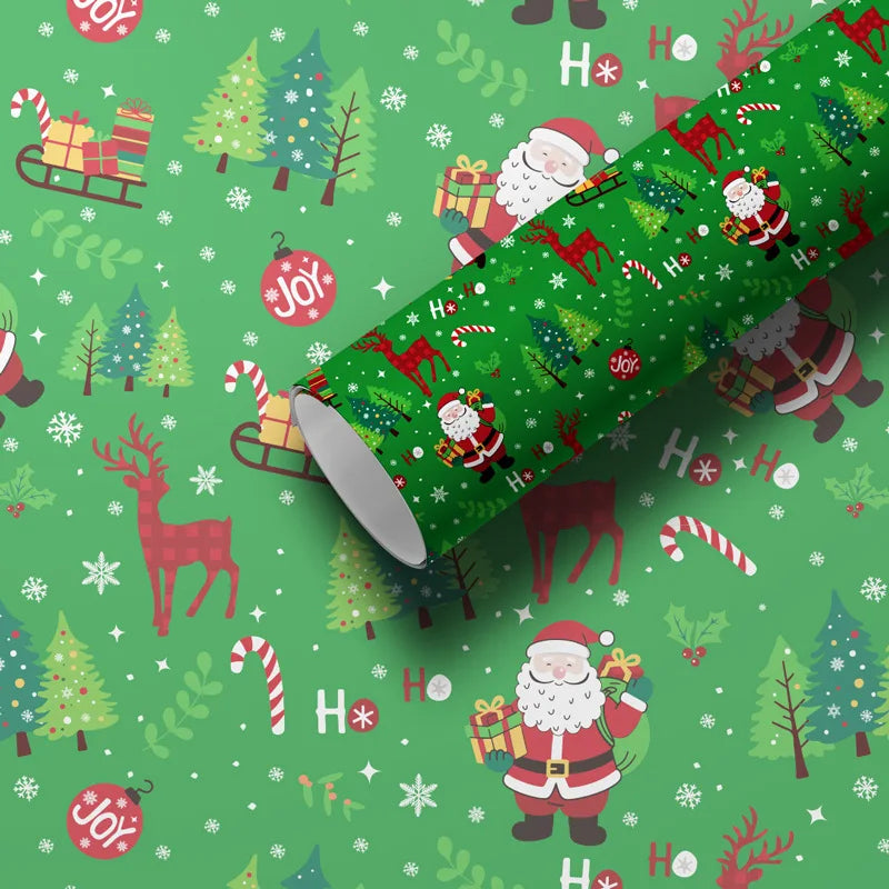 Christmas Wrapping Paper 50x70cm – Festive Holiday Gift Wrap