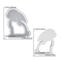 Hollow Rabbit Silicone Mold – DIY Easter Candle Holder Craft