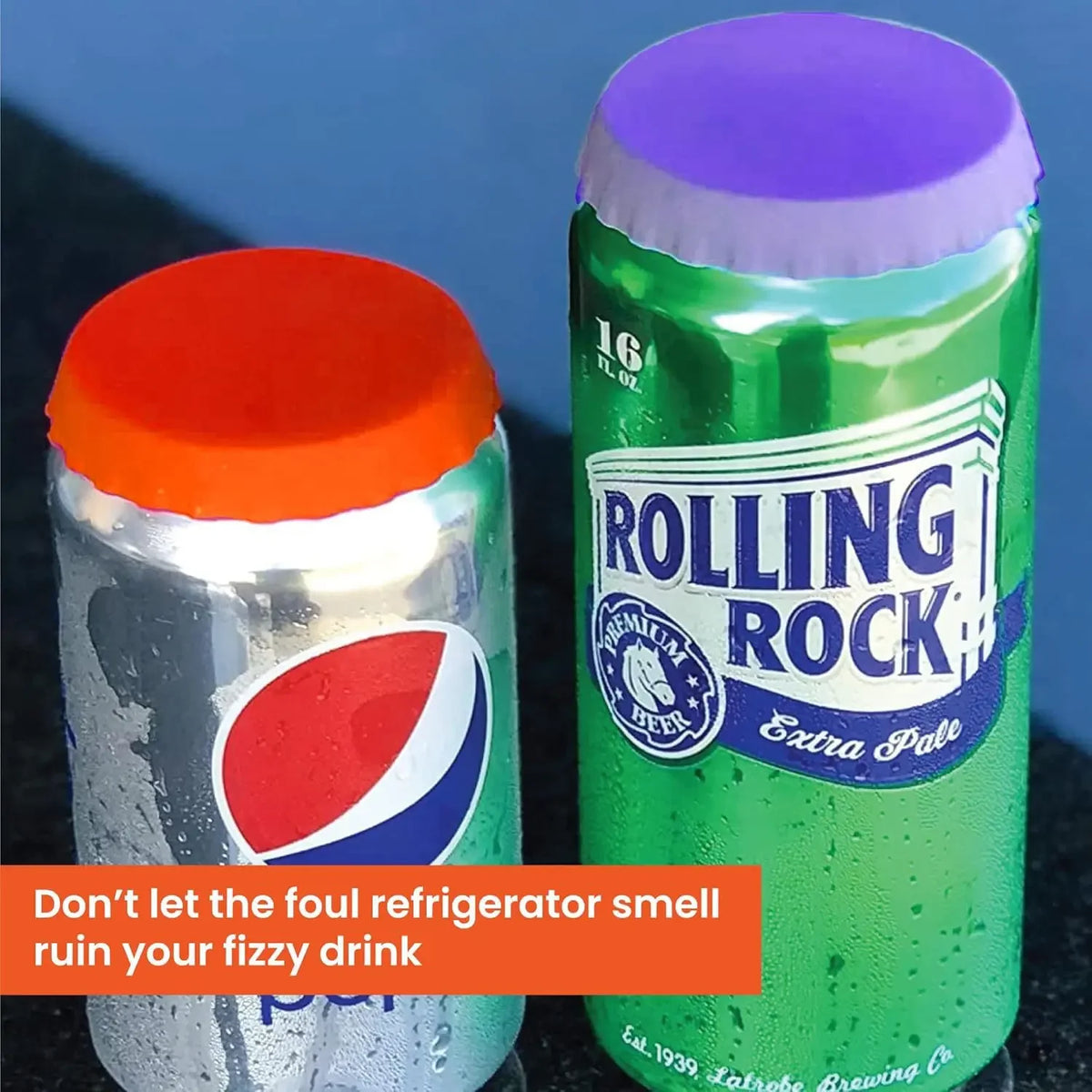 Silicone Reusable Soda Can Lid & Stopper | Fits Standard Cans