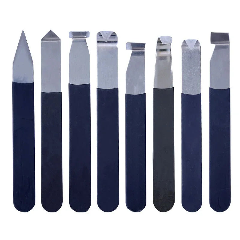 Stainless Steel Clay Sculpting & Carving Tool Set – 4 or 8 Pcs