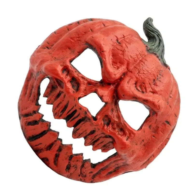 Realistic Pumpkin Face Mask – Halloween Costume Accessory