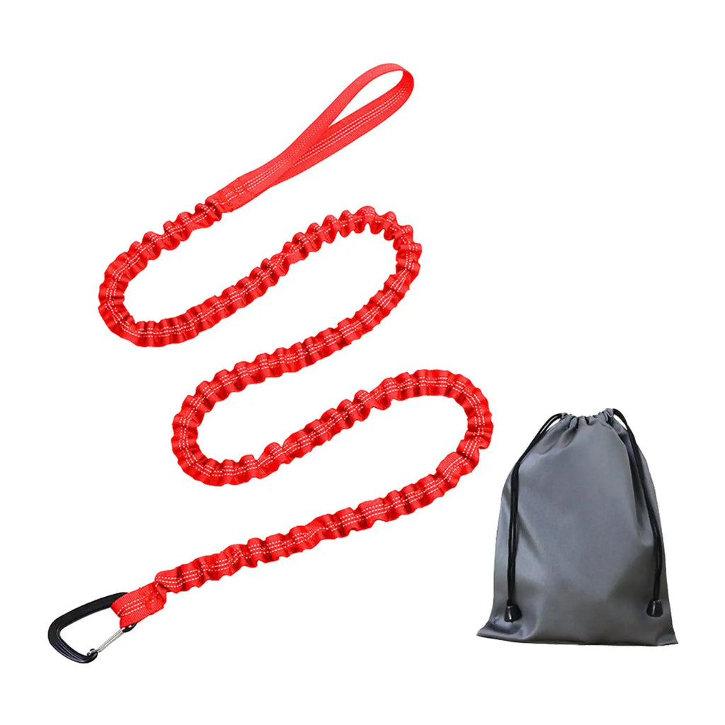 Kids Bike Tow Rope Bungee Strap with Carabiner | Kesoto