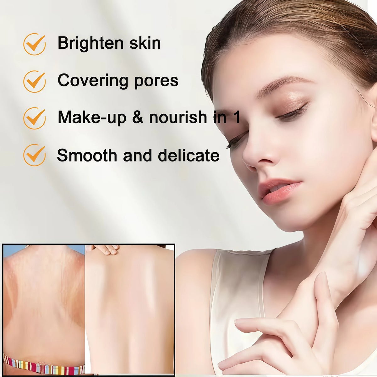 YCHZ Skin Brightening Cream – Niacinamide & Collagen, 80g