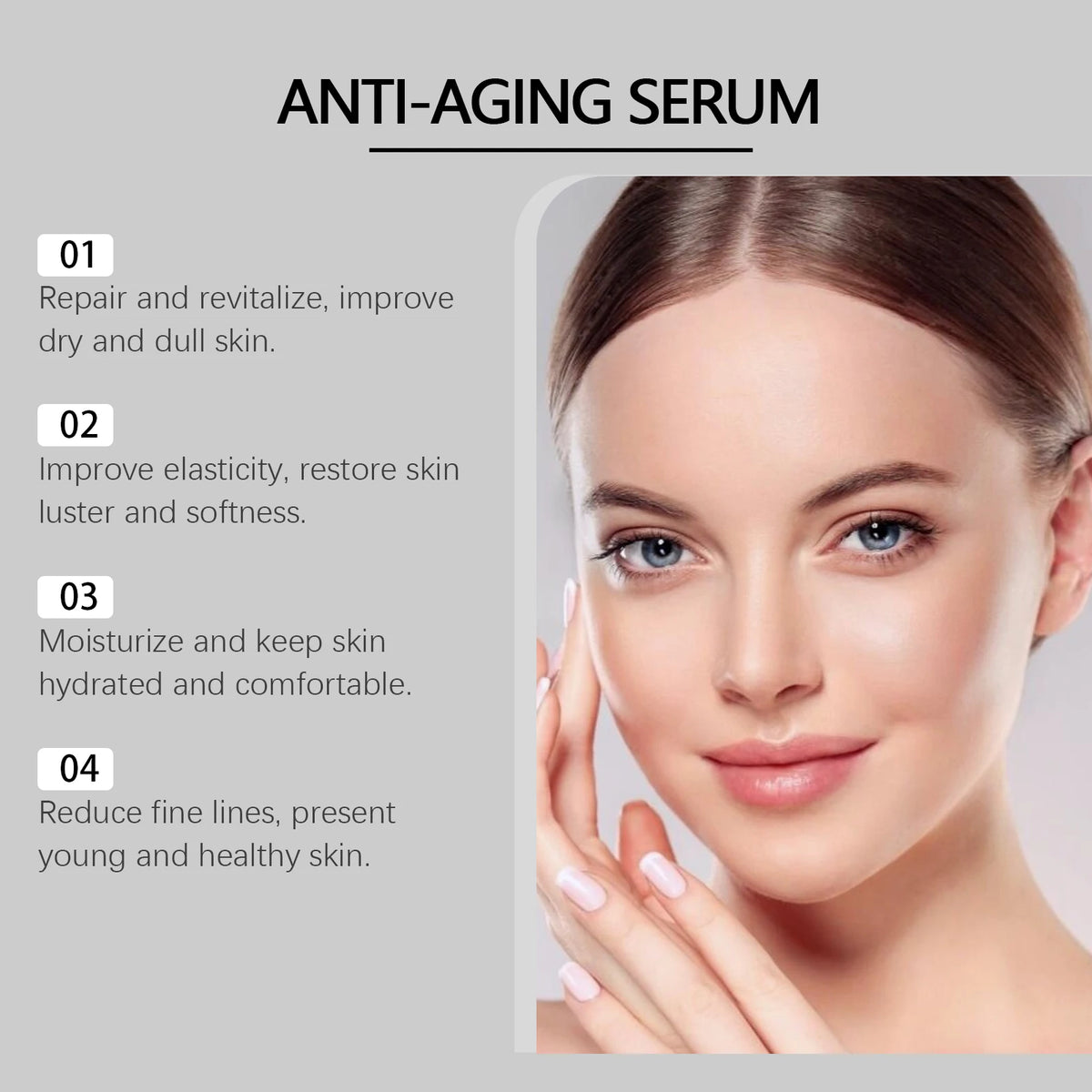 Hoygi Snail Anti-Aging Face Serum – Firming & Hydrating 30ml