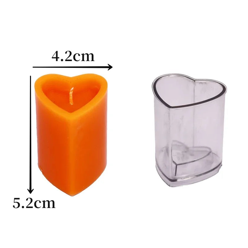 DIY Plastic Candle Molds – Cylinder, Round & Irregular Shapes