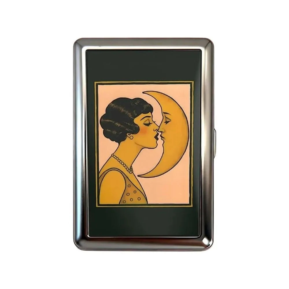 Vintage Metal Snap Card Case – ID & Credit Card Holder