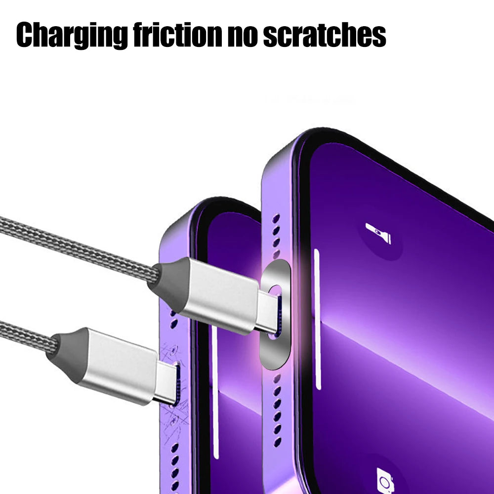 iPhone 15 Charging Port Metal Protection Sticker Film