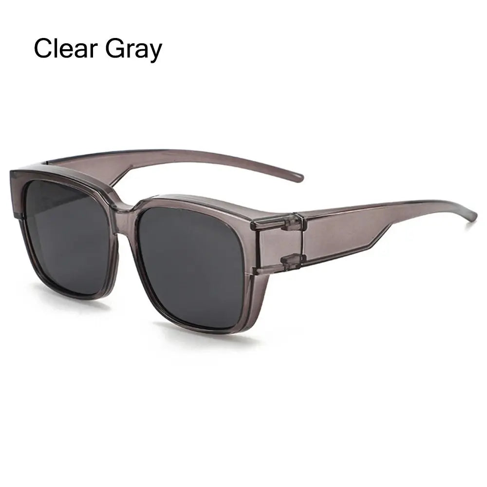 Wrap Around Fit-Over Sunglasses | Square Shades Over Glasses