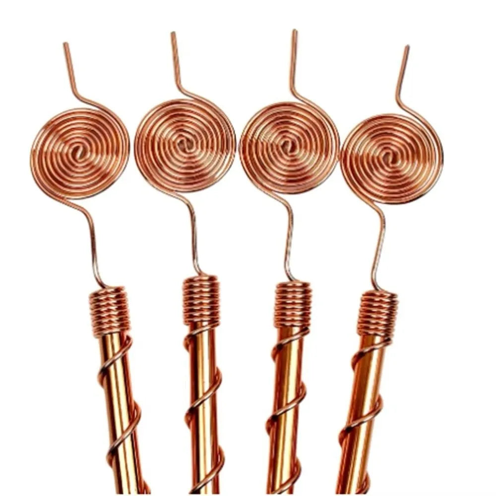 Copper Spiral Electroculture Plant Stakes – Garden Support