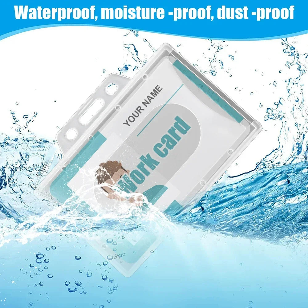 Transparent PVC Card Holder Covers – Waterproof ID & Card Protector