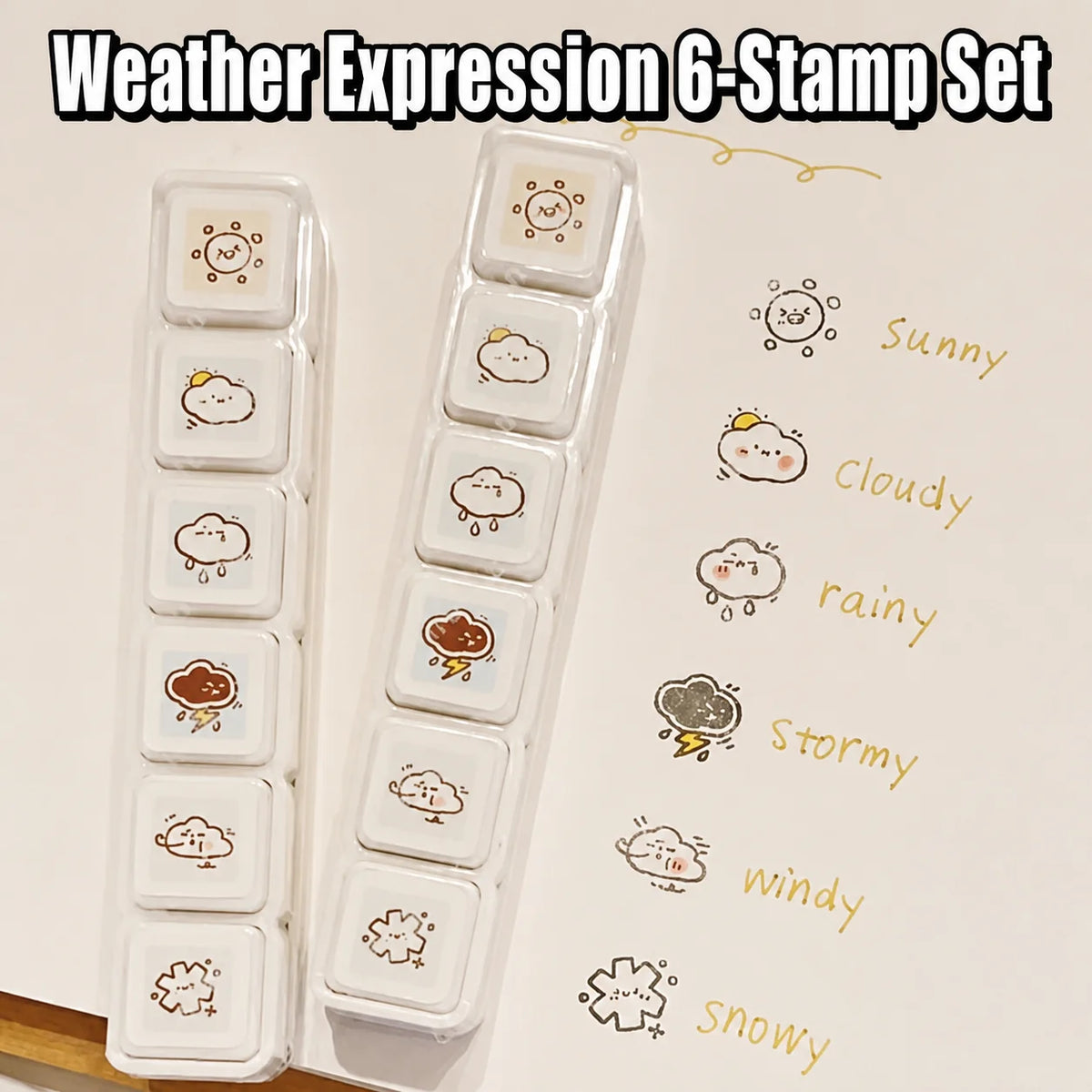 Multi-Theme Pre-Inked Stamps – Journals, Planners & Scrapbooks
