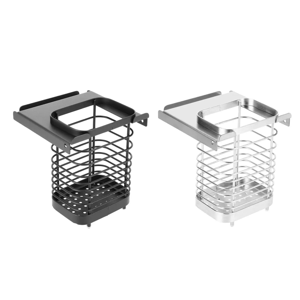 Stainless Steel Chopstick Cage & Cutlery Organizer | Camping