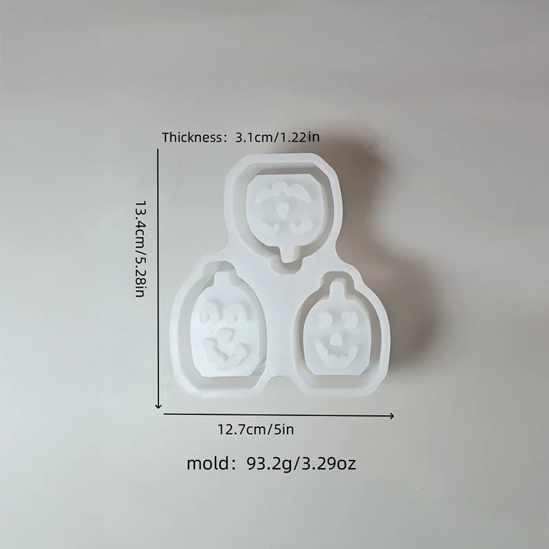 Halloween Pumpkin Silicone Mold – DIY Plaster & Cement Craft
