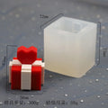 3D Love Gift Box Silicone Mould – DIY Candle Resin Soap Mold