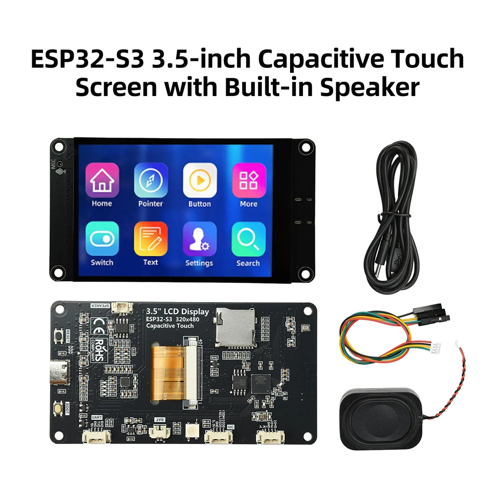 ESP32-S3 3.5" WiFi Bluetooth Touchscreen Dev Board