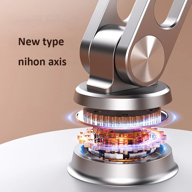 360° Rotatable Foldable Aluminum Desk Phone Holder Stand
