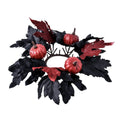 Autumn Berry Harvest Wreath – Maple Leaf & Pumpkin Décor