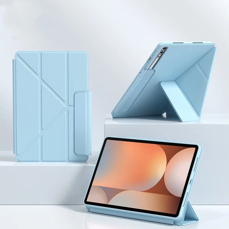 PU Leather Tri-Fold Stand Case – Samsung Galaxy Tab S10 Lite