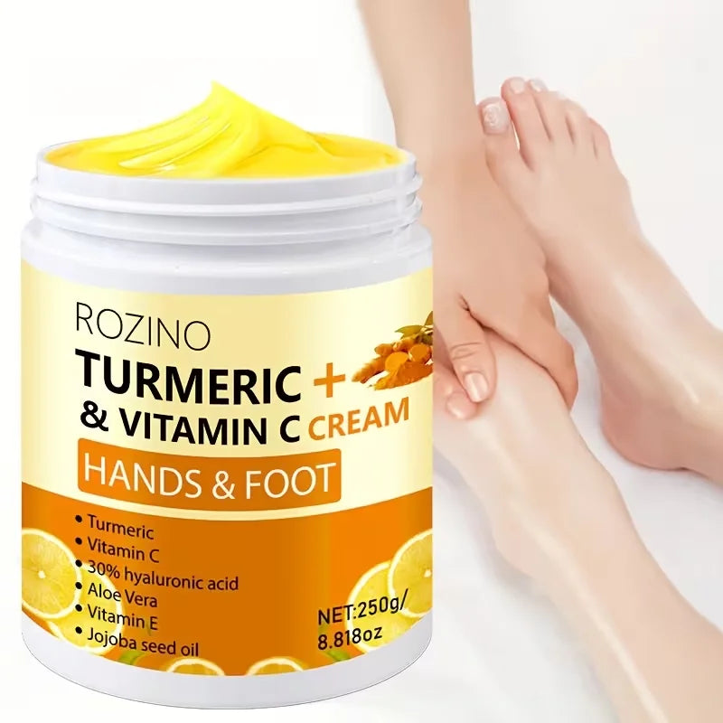 ROZINO 250g Turmeric Hand & Foot Moisturizing Repair Cream