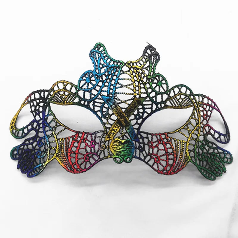 Elegant Venetian Lace Eye Mask – Masquerade & Carnival