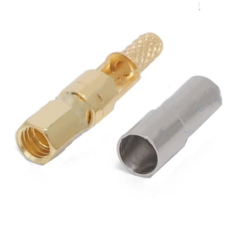 5-Pack SSMC Female Crimp Connectors – RG316 RG174 RF Coaxial