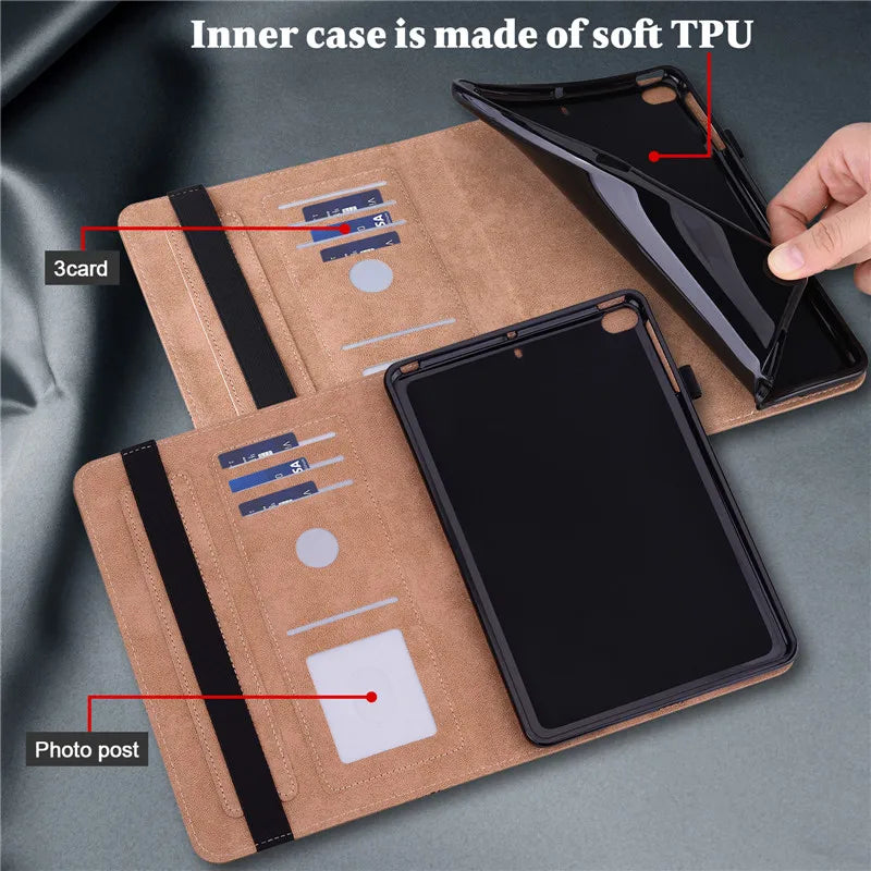 Xiaomi Pad 5 6 & Redmi Pad SE Leather Wallet Stand Case