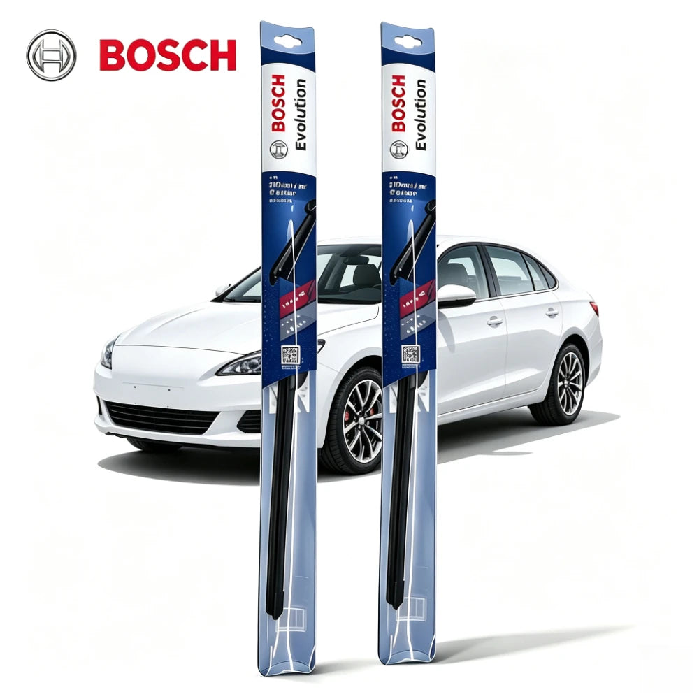 Bosch Evolution Wiper Blades 14–26 Inch | Quiet, Streak-Free